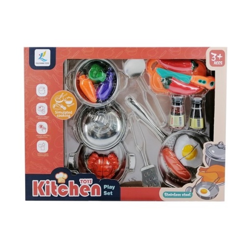 SET COCINA METAL CON ACCS CAJA