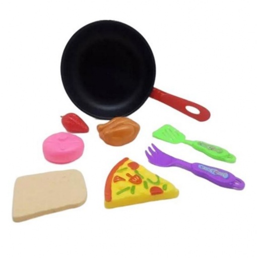 SET COCINA COMIDA RAPIDA 8 PZAS RED 8125