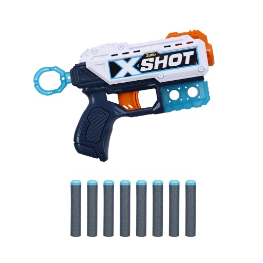 ARMA X-SHOT EXCEL KICKBACK CON 8 DARDOS ZURU