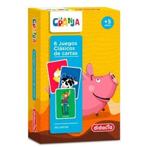 DIDACTA 6 JUEGOS CLASICOS DE CARTAS LA GRANJA