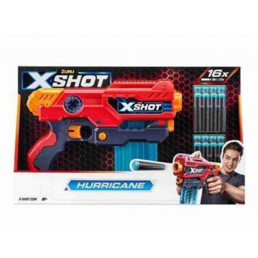 X-SHOT EXCEL HURRICANE 16 DARDOS