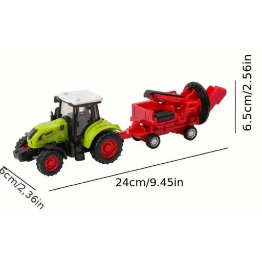 TRACTOR CON GRUA EN BURBUJA 7643