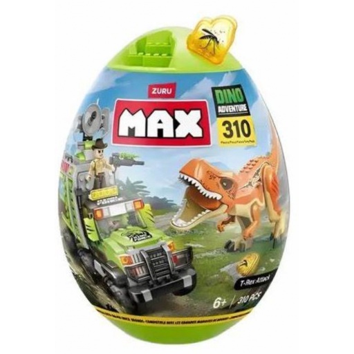 MAX - DINO ADVENTURE MEGA HUEVO 304 PCS