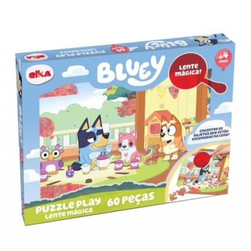 PUZZLE 60 P/LENTE MAGICO BLUEY