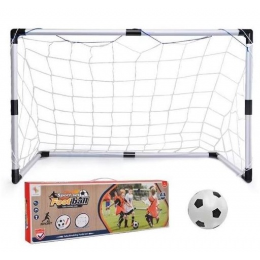 ARCO DE FUTBOL CON PELOTA E INFLADOR  7568