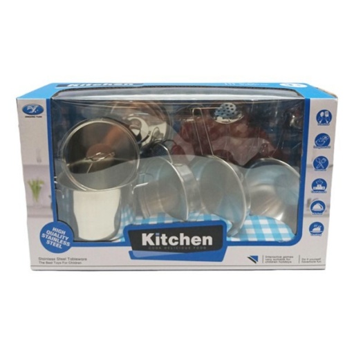 SET COCINA METAL 11 PCS EN CAJA 7518