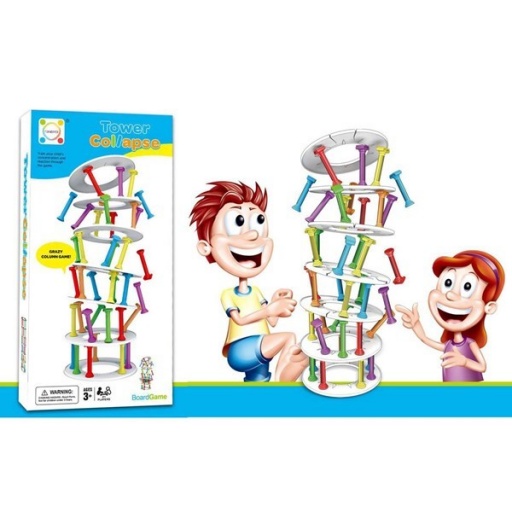 JUEGO MESA EQUILIBRIO TORRE PILARES 8169