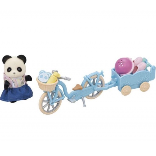 SYLVANIAN FAMILIES CYCLE Y AMP SKATE SET PANDA GIRL