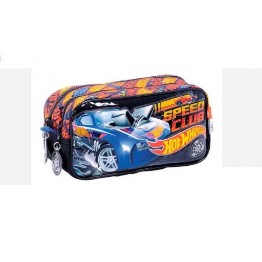 CARTUCHERA HOT WHEELS 2 CIERRE