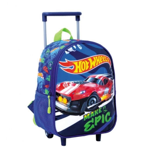 MOCHILA HOT WHEELS 16" CON CAR