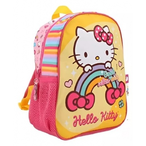 MOCHILA HELLO KITTY ARCOIRIS  12"