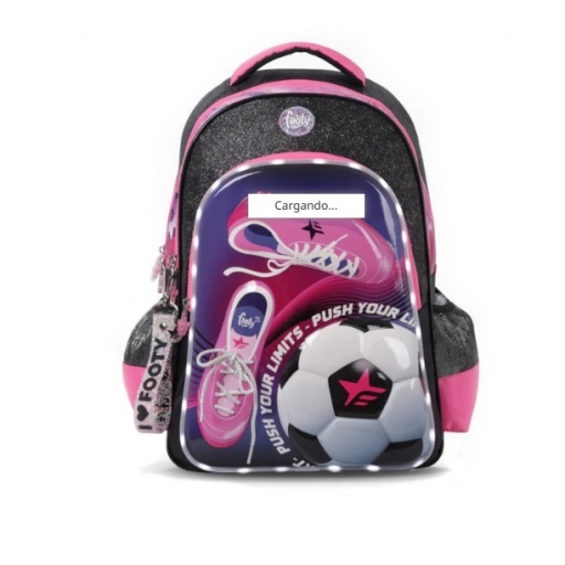 MOCHILA FOOTY 18" CON LUZ LED