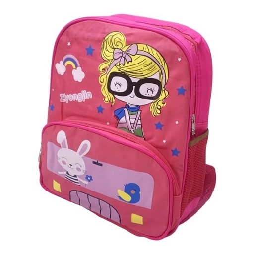 MOCHILA INFANTIL DISEO BOLS FRONTAL 1025