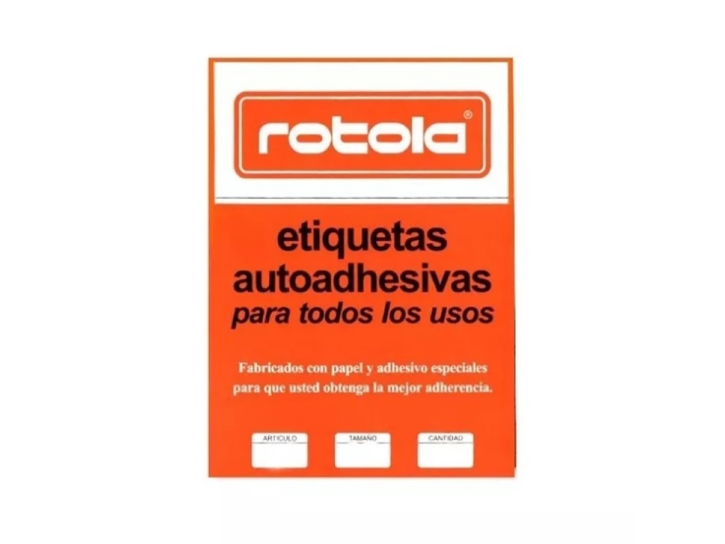 ETIQUETA ROTOLA N 3050 BORDE AZUL