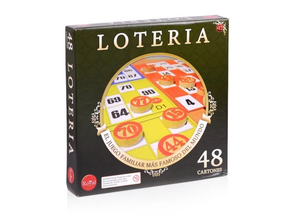 Juego de Mesa LOTERIA BOLILLAS MADERA