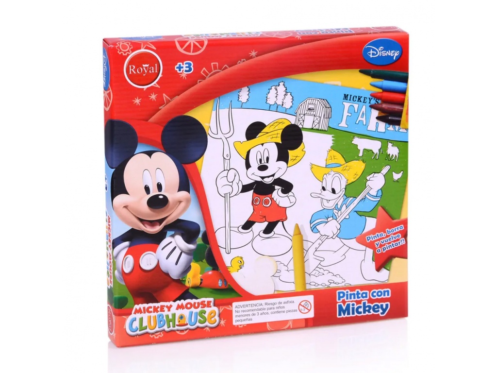 Juego de Mesa Pinta con Mickey Royal