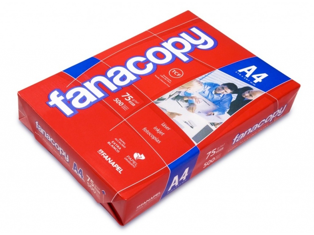 PAPEL FOTOCOPIA A4 FANACOPY 75GS