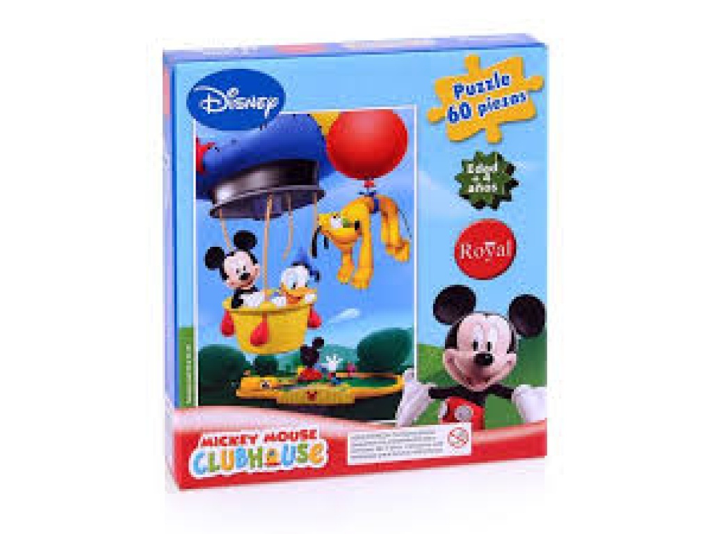 ROYAL PUZZLE 60 PCS LA CASA DE MICKEY