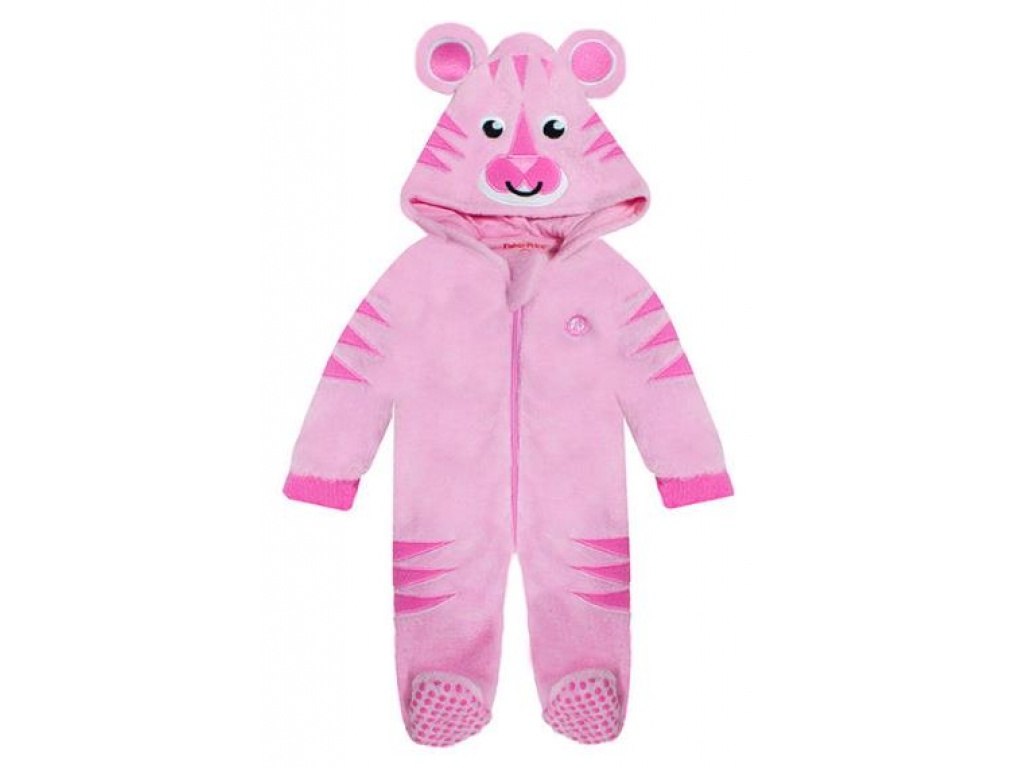 PIJAMA POLAR FISHER PRICE ZOO TIGRE ROSA 9-12M