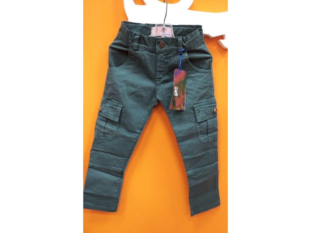 PANTALON CARGO GABARDINA NIO CIRILO