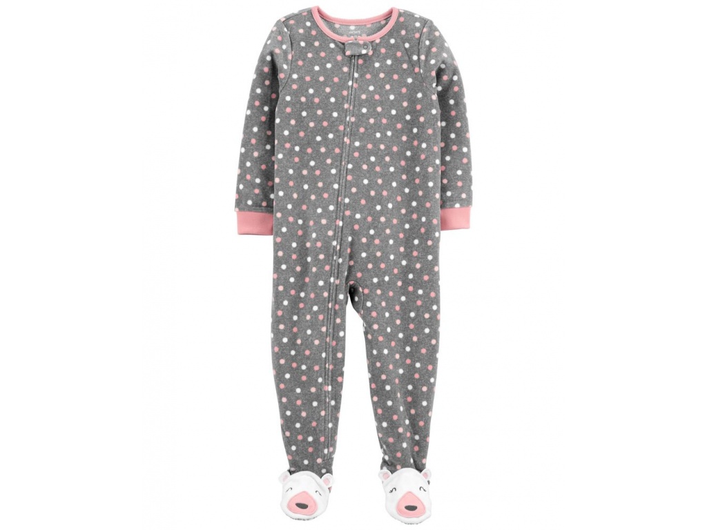 PIJAMA CON PIE LUNARES MICROPOLAR NIA CARTERS 2T