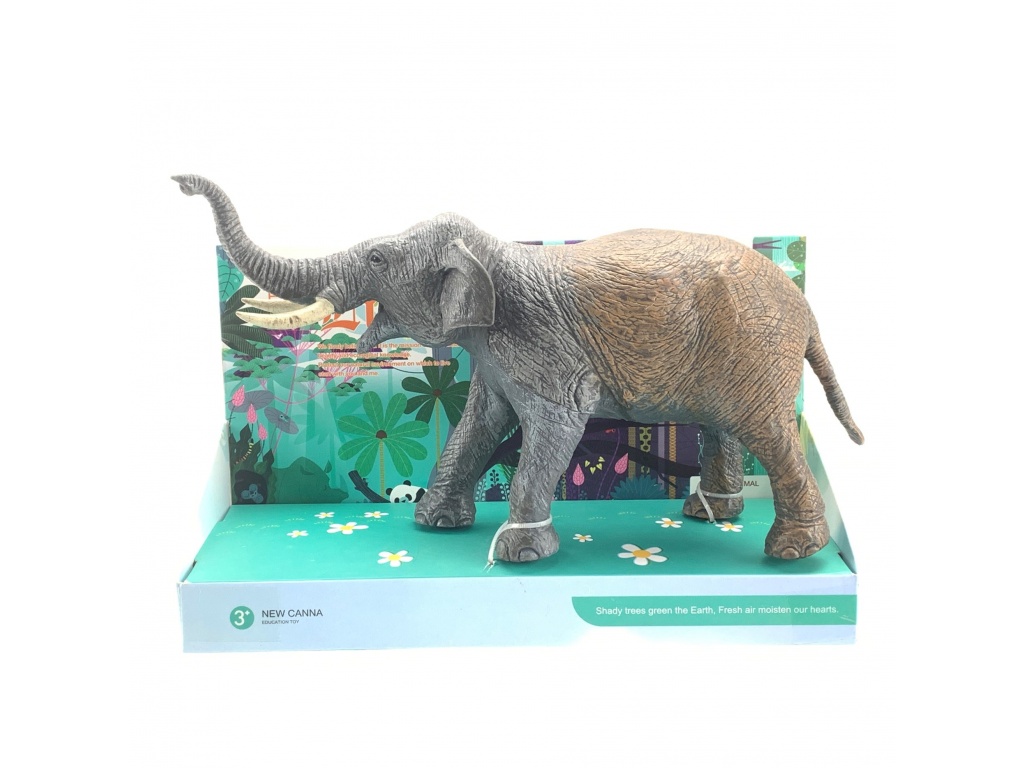 ANIMAL GOMA ELEFANTE EN CAJA