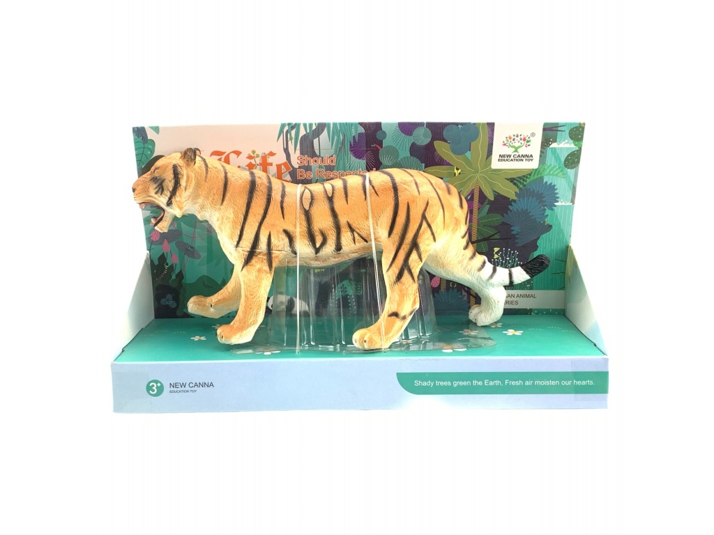 ANIMAL GOMA TIGRE EN CAJA