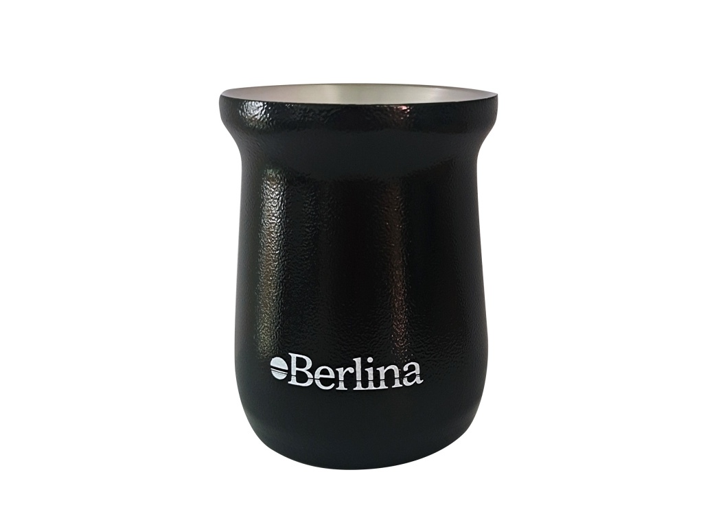 MATE 260ML ALTO CAJA BERLINA NEGRO