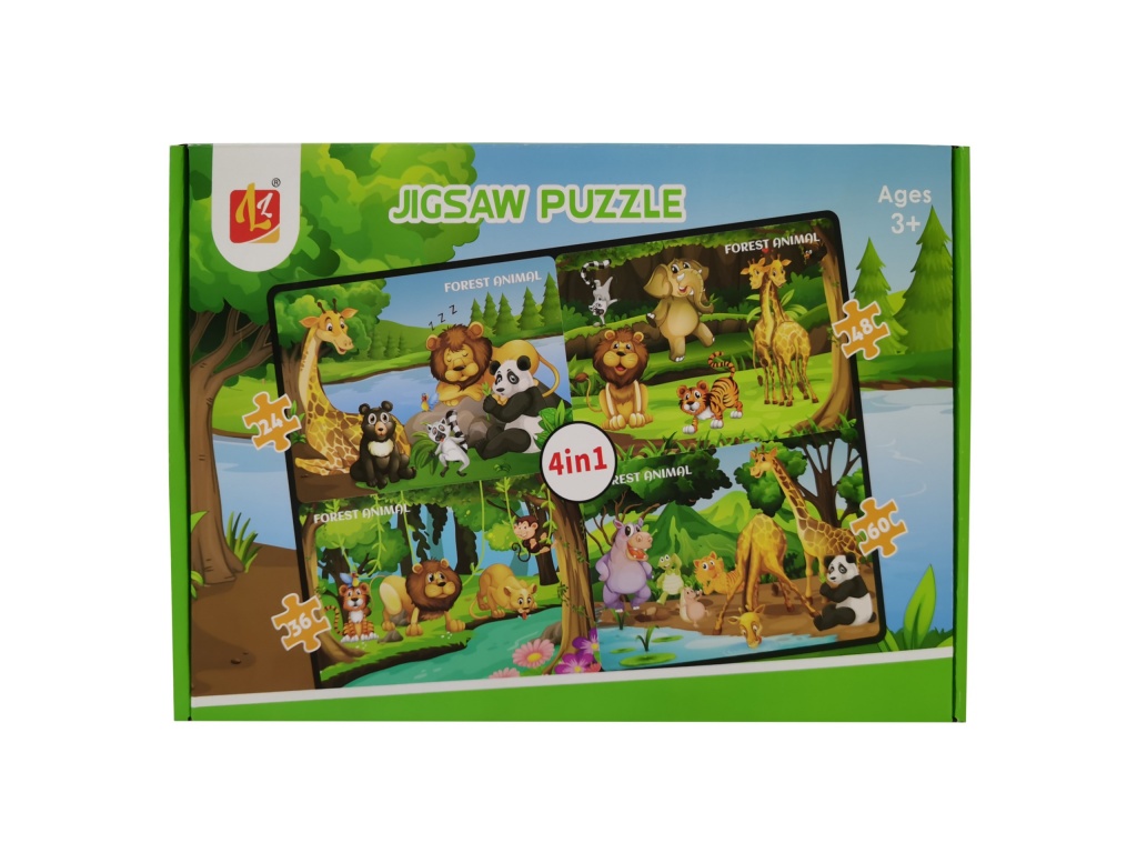 PUZZLE 168PZAS ANIMALES EN CAJA 0270