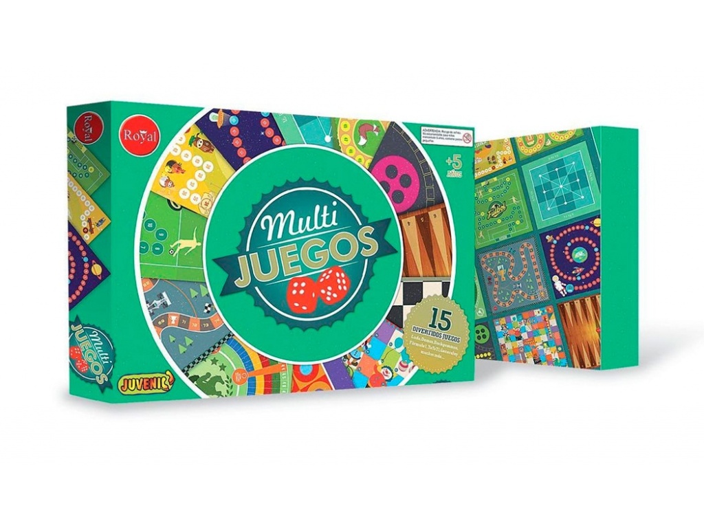 Juego de Mesa Multijuegos 15 en 1 Royal