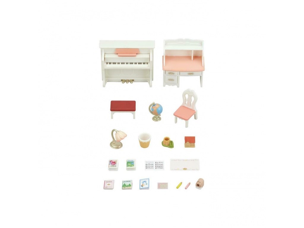 SYLVANIAN FAMILIES PIANO & DESK SET