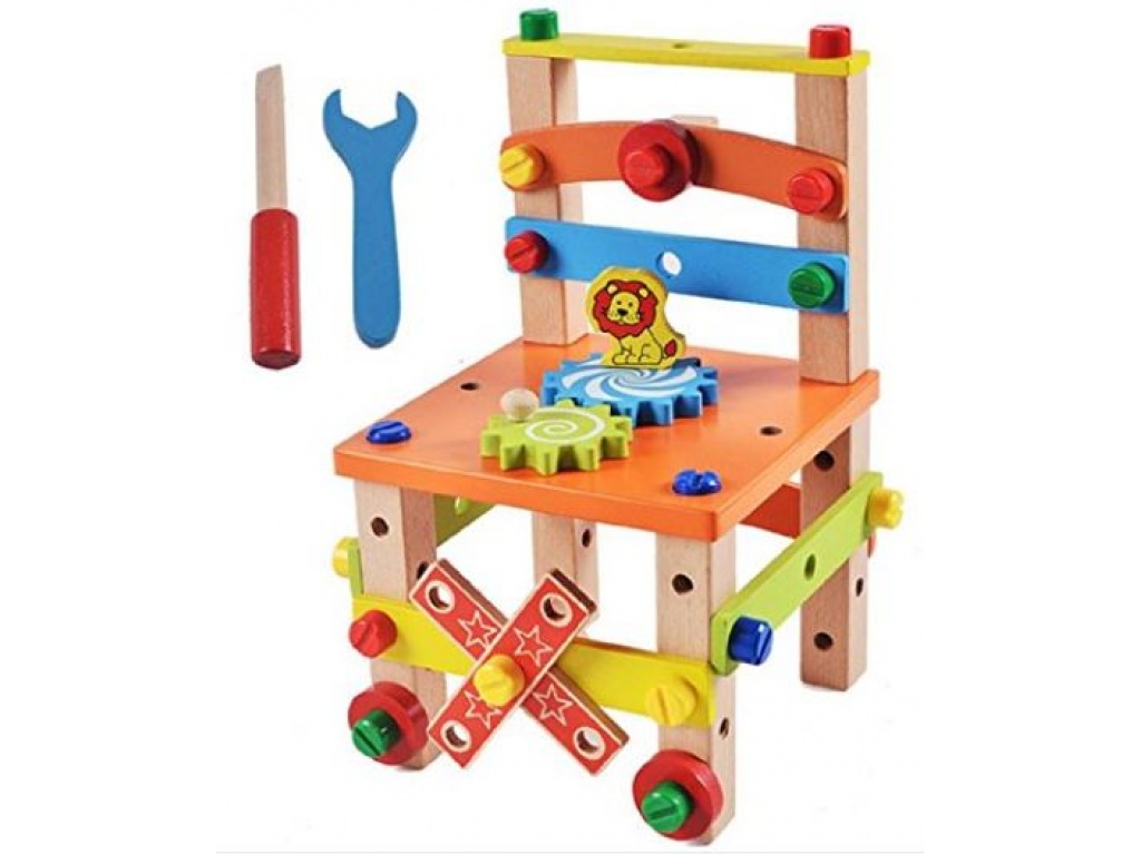 JUEGO DIDACTICO MADERA SILLA