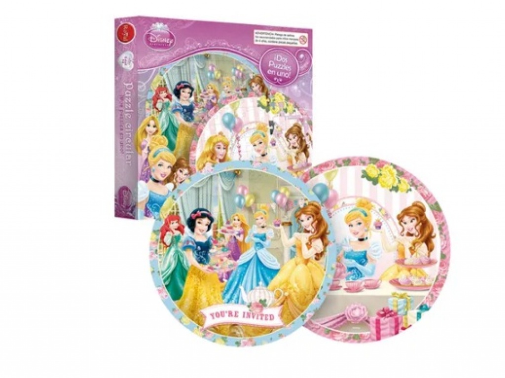 Juego de Mesa Princesas Circular 2 en 1 Royal