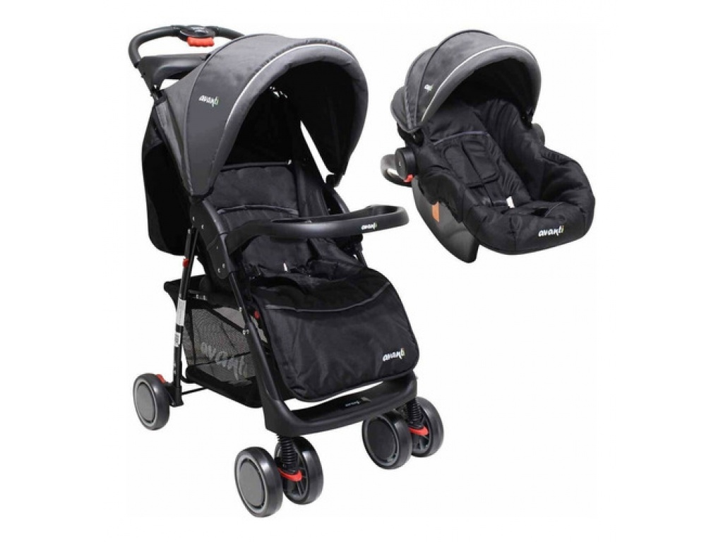 COCHE CON SILLA  AVANTI SPEZIA NEGRO