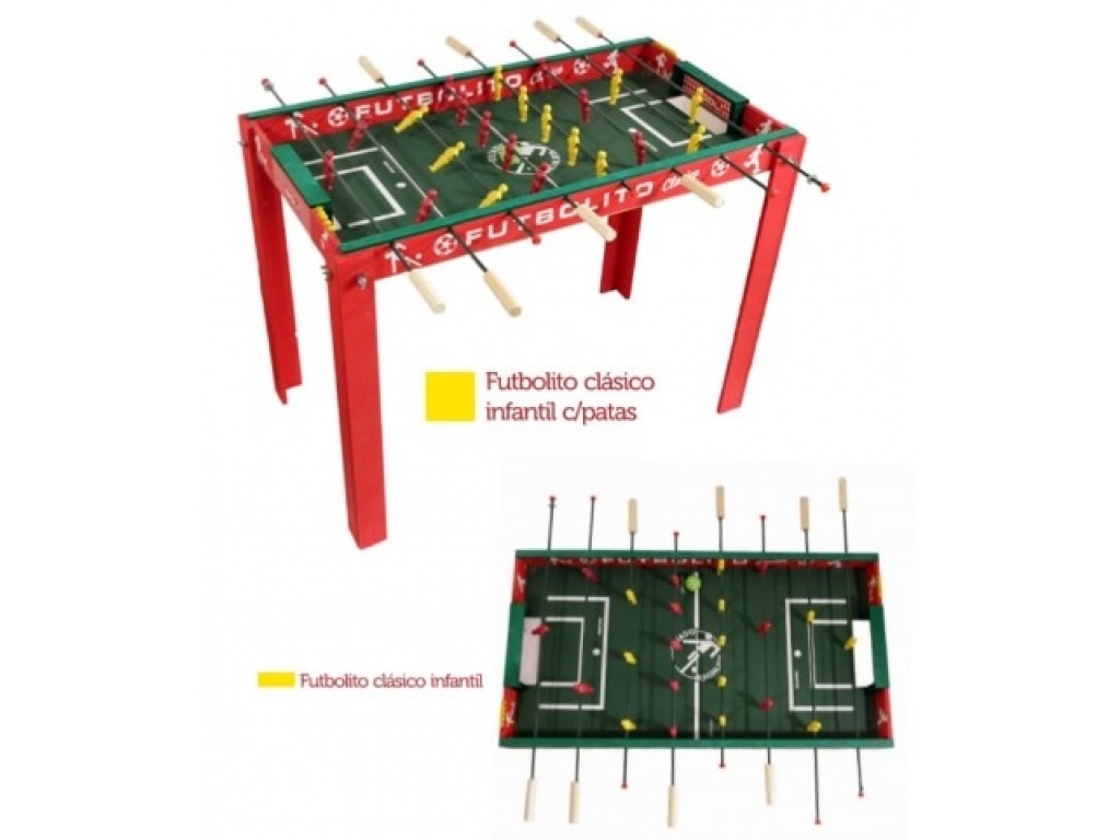 FUTBOLITO MADERA CON PATAS