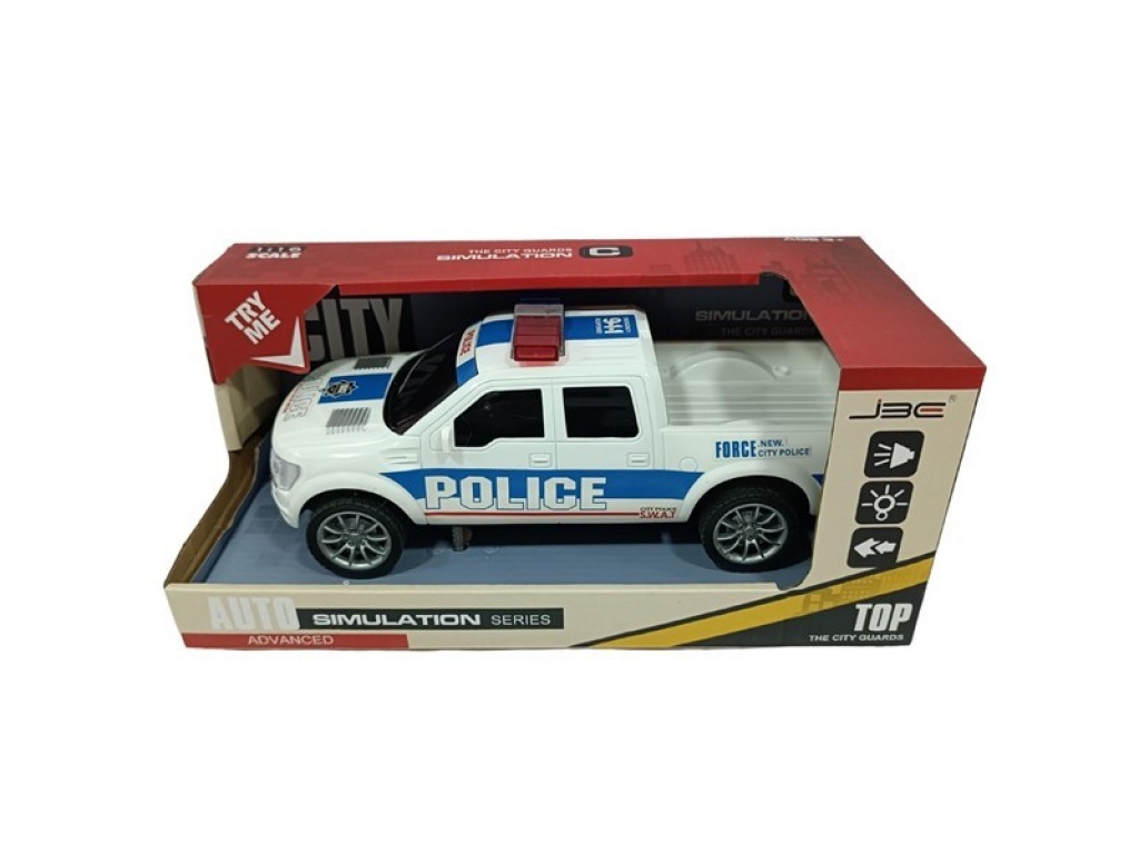 CAMIONETA POLICIA CON LUZ SONIDO CAJA 0469