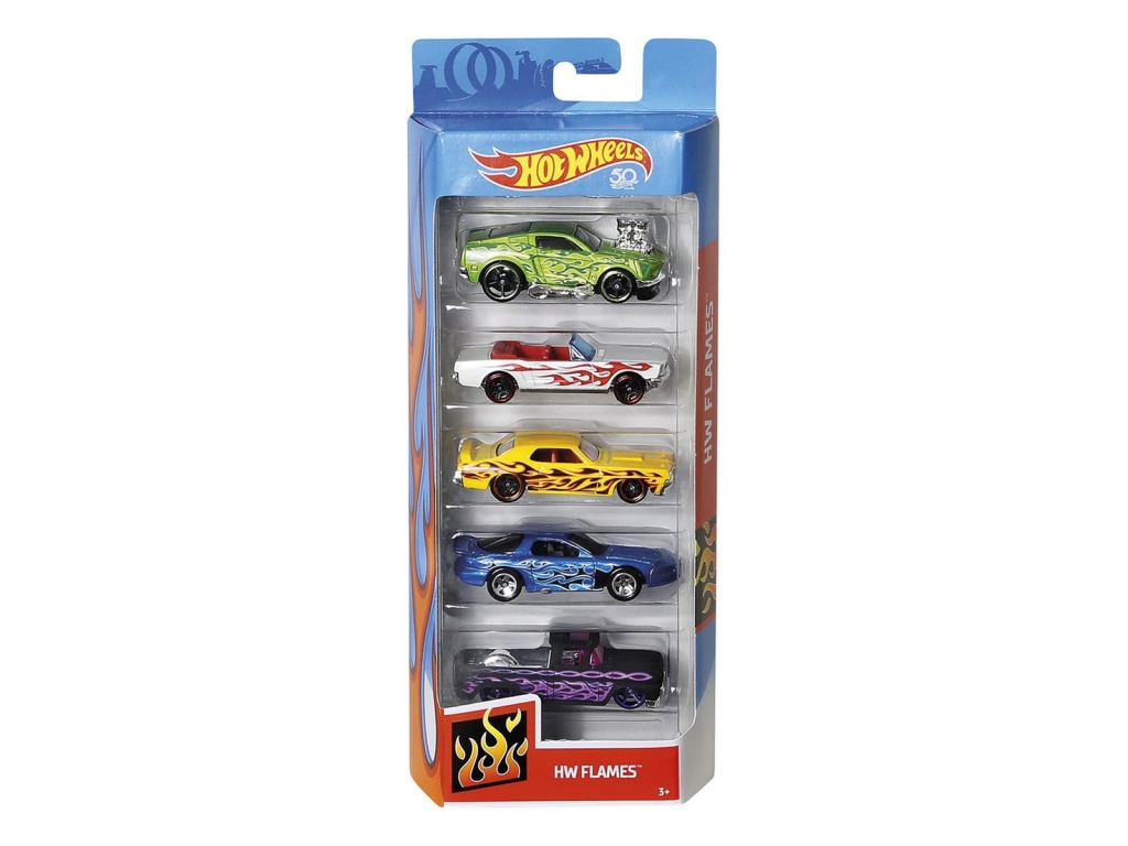 AUTO HOT WHEELS PACK X 5 MATTEL