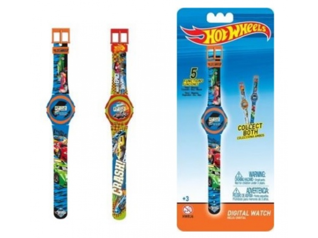 RELOJ INFANTIL RELOJ HOT WHEELS MATTEL