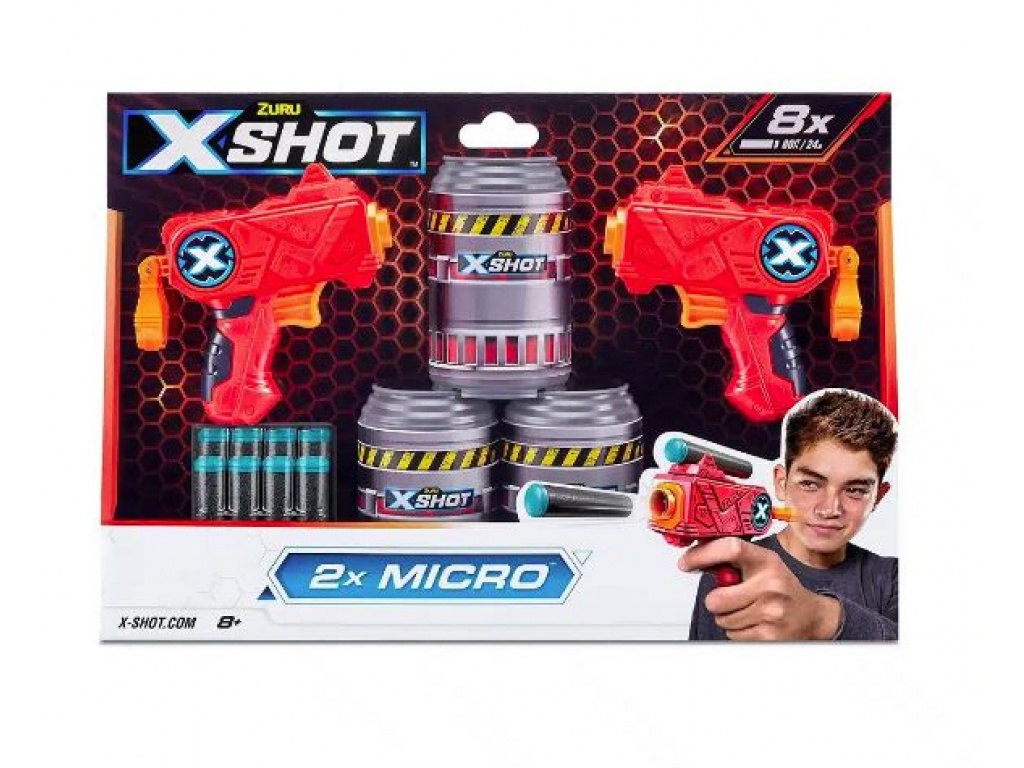 ARMA X-SHOT EXCEL MICRO X 2 CON 8 DARDOS