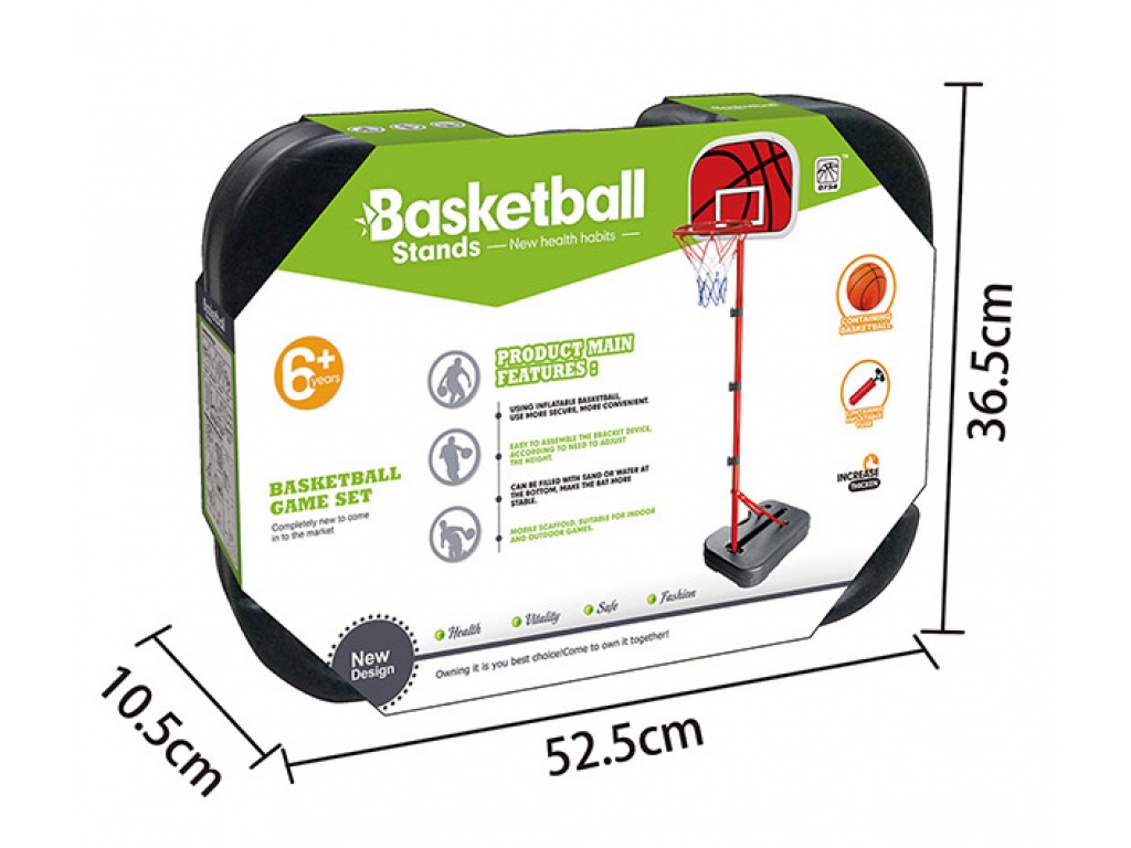 TABLERO COMPLETO DE BASKET PLEGABLE