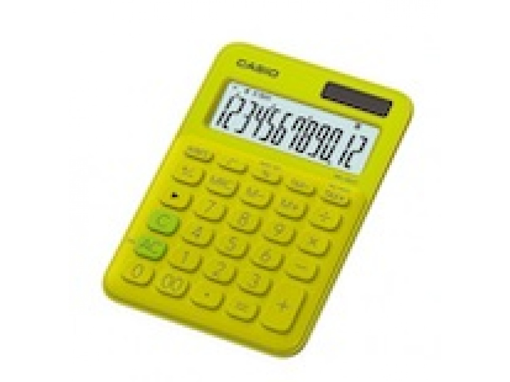 CALCULADORA CASIO MS-20UC MY STYLE AMARILLO