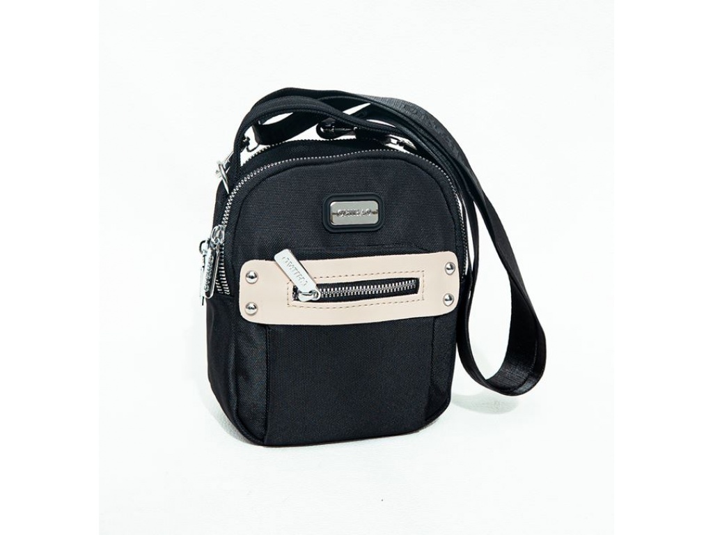 MORRAL DE MICROFIBRA NEGRO RU23-88