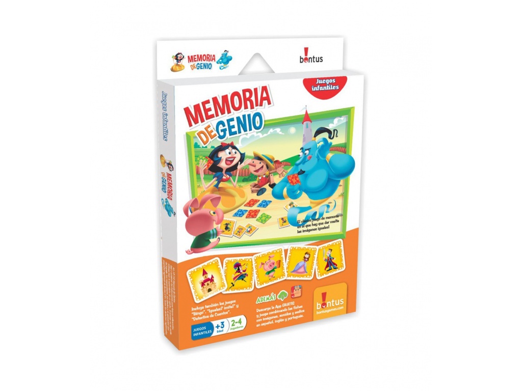 CARTAS INFANTILES JUEGO PARA LLEVAR MEMORIA DE GENIO