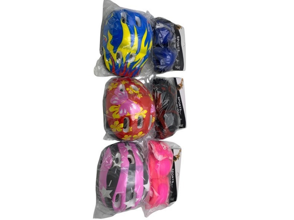 PROTECTORES X 6 PARA BICICLETA CON CASCO