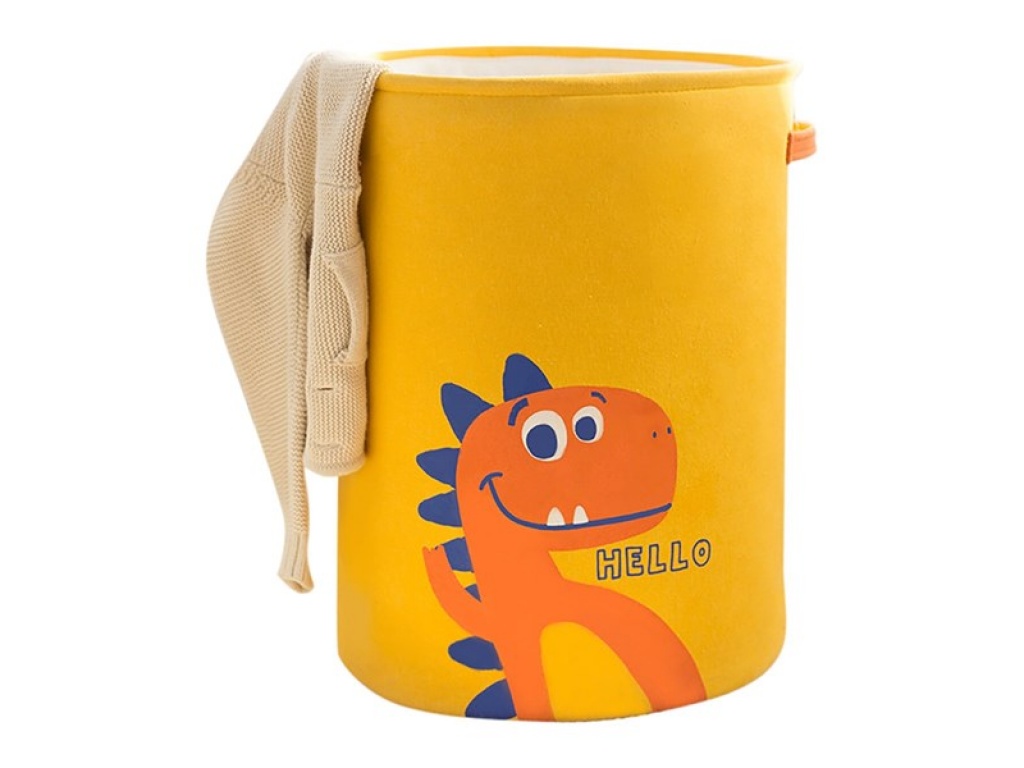 CESTO DE ROPA CILINDRICO INFANTIL DINOSAURIO W242