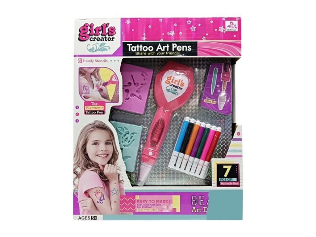 SET BELLEZA TATUAJE TEMPORAL CAJA 7841