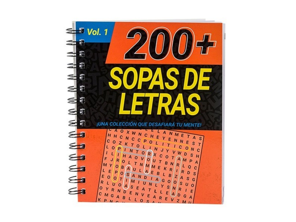 LIBRO ACTIVIDADES SOPA DE LETRAS ESPIRAL 54765