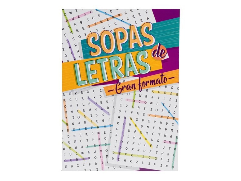 LIBRO ACTIVIDADES SOPA DE LETRAS GRAN FORMA51241