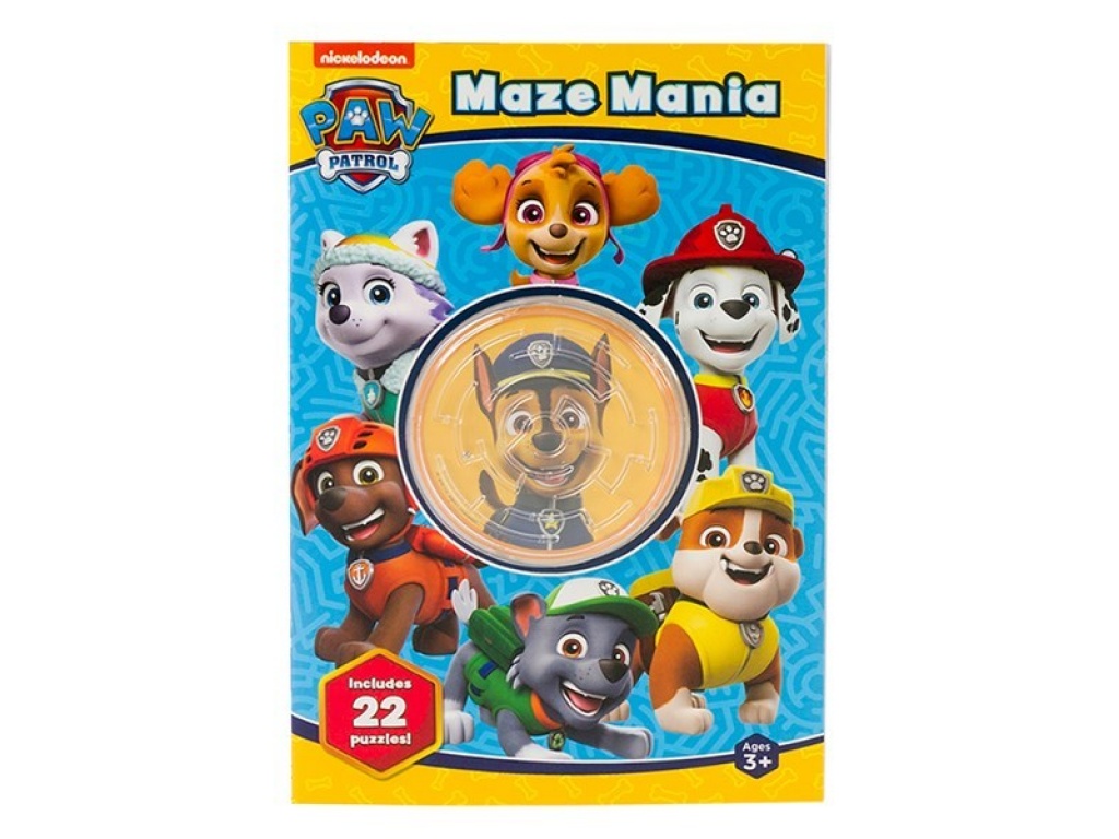 LIBRO ACTIVIDADES LABERINTO PAW PATROL 56796