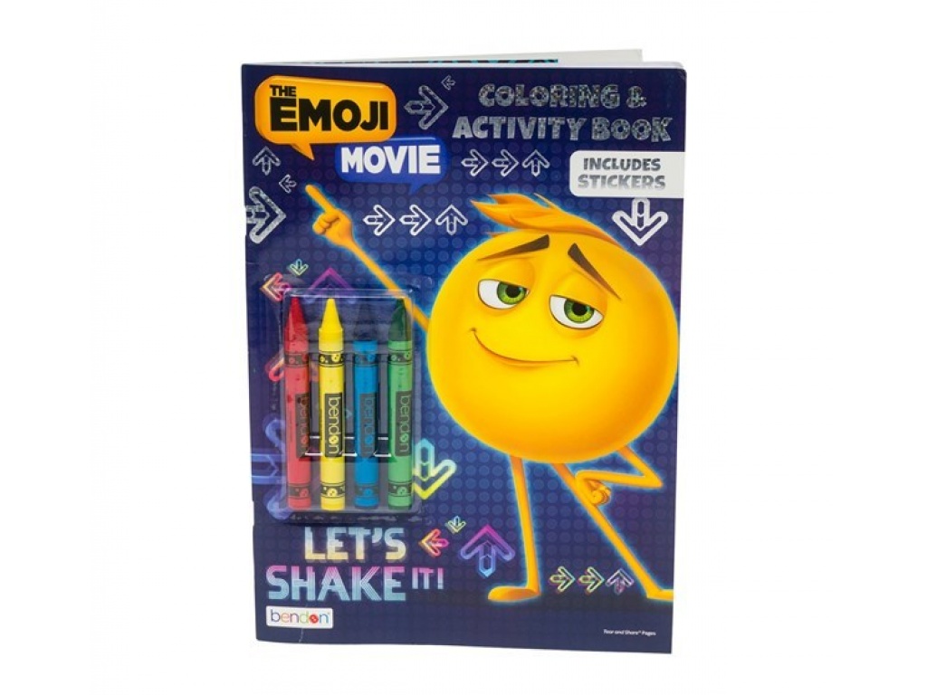 LIBRO COLOREAR EMOJI CON CRAYO